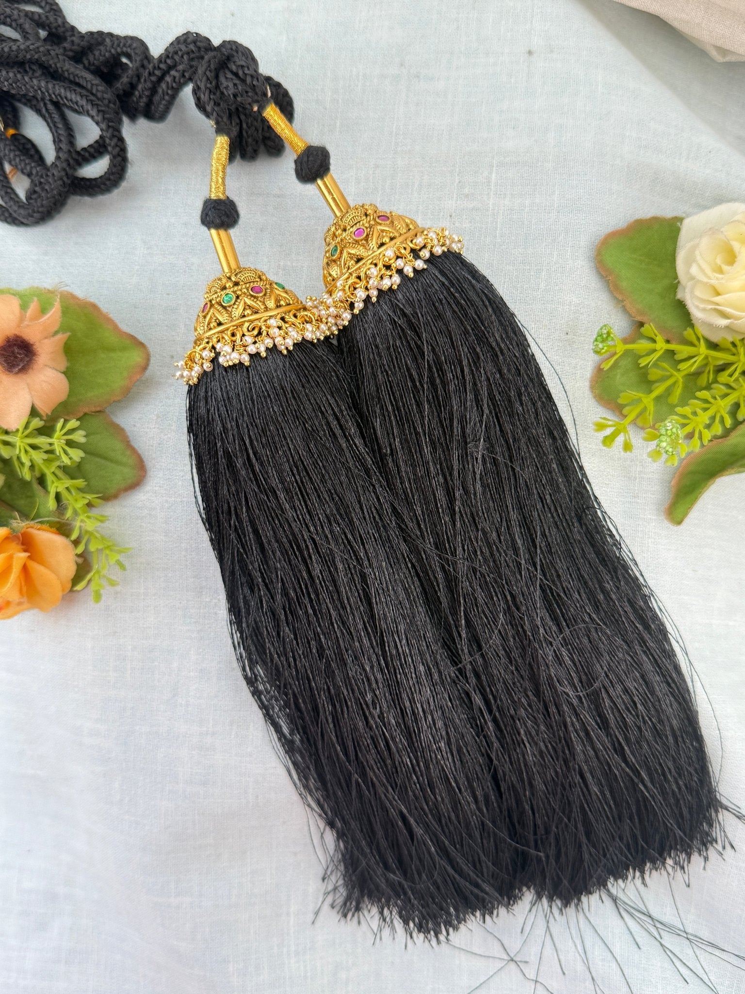 Royal Antique Bridal Jadai Kuchu Kunjalam 90 - Mahilas