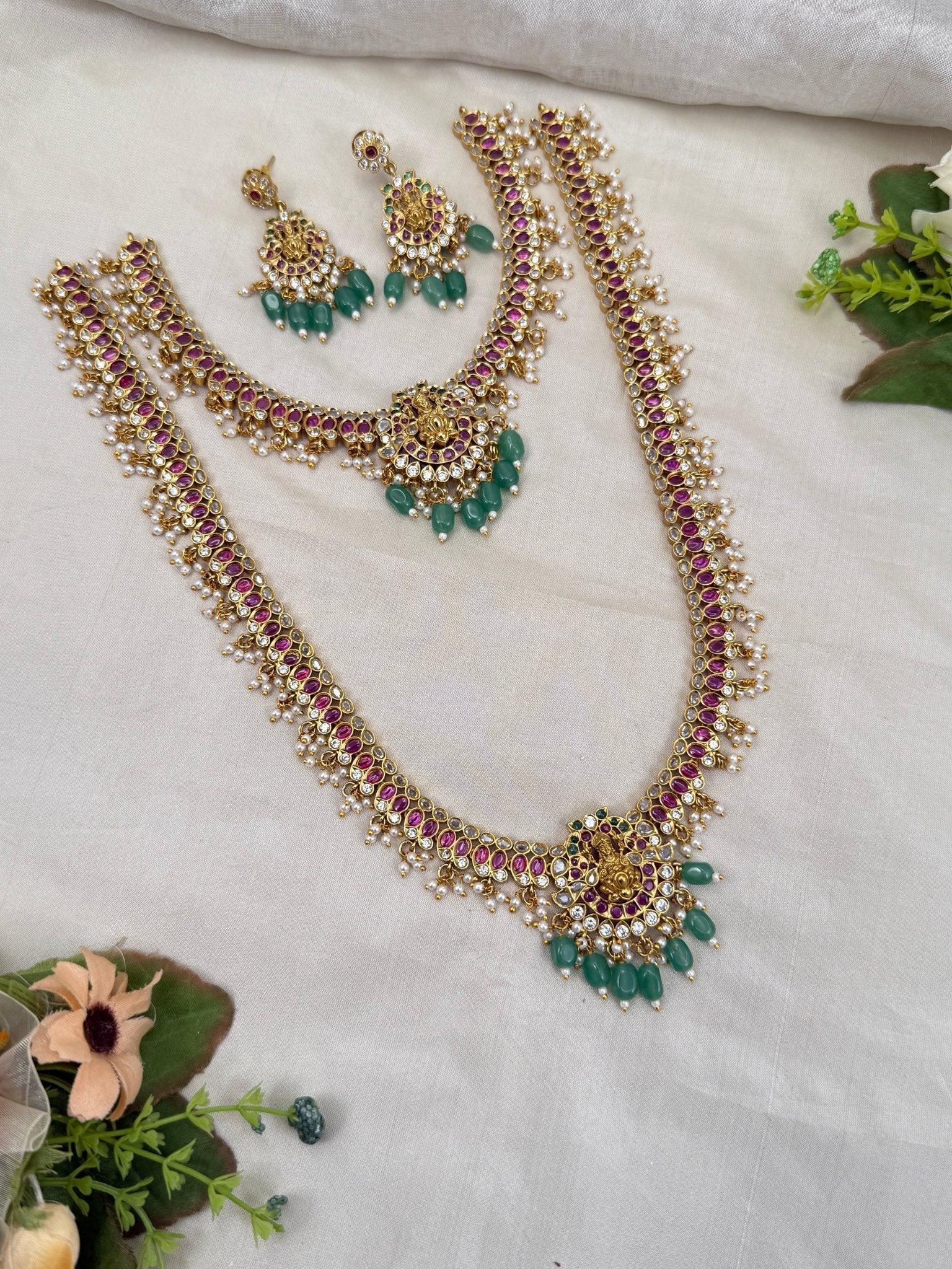 Royal Antique Bridesmaid Necklace Set 726 - Mahilas