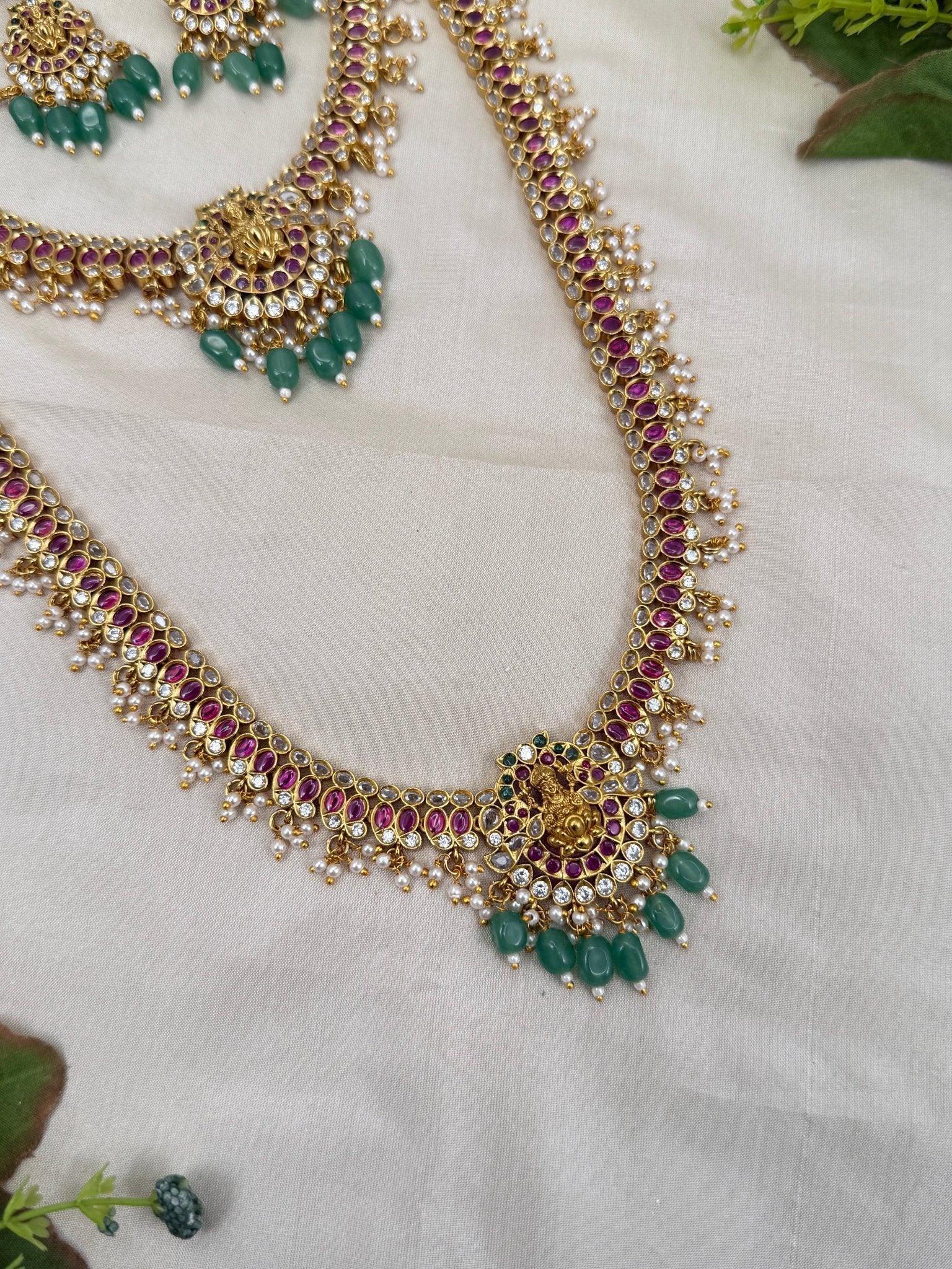 Royal Antique Bridesmaid Necklace Set 726 - Mahilas