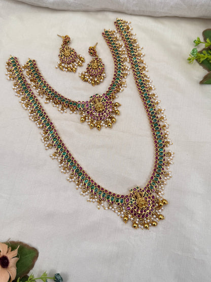 Royal Antique Bridesmaid Necklace Set 727 - Mahilas