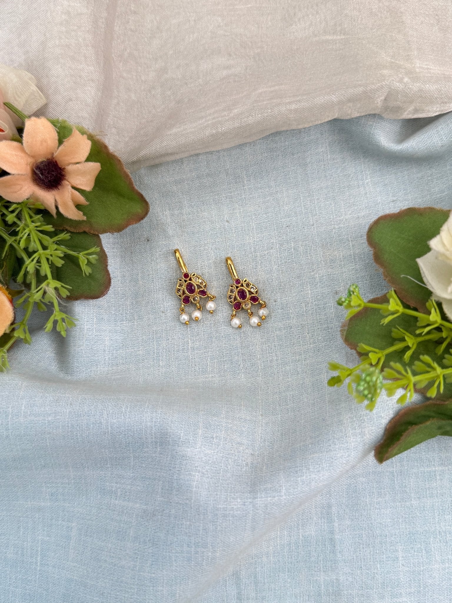 Royal Antique Bugadi Earrings 1175 - Mahilas