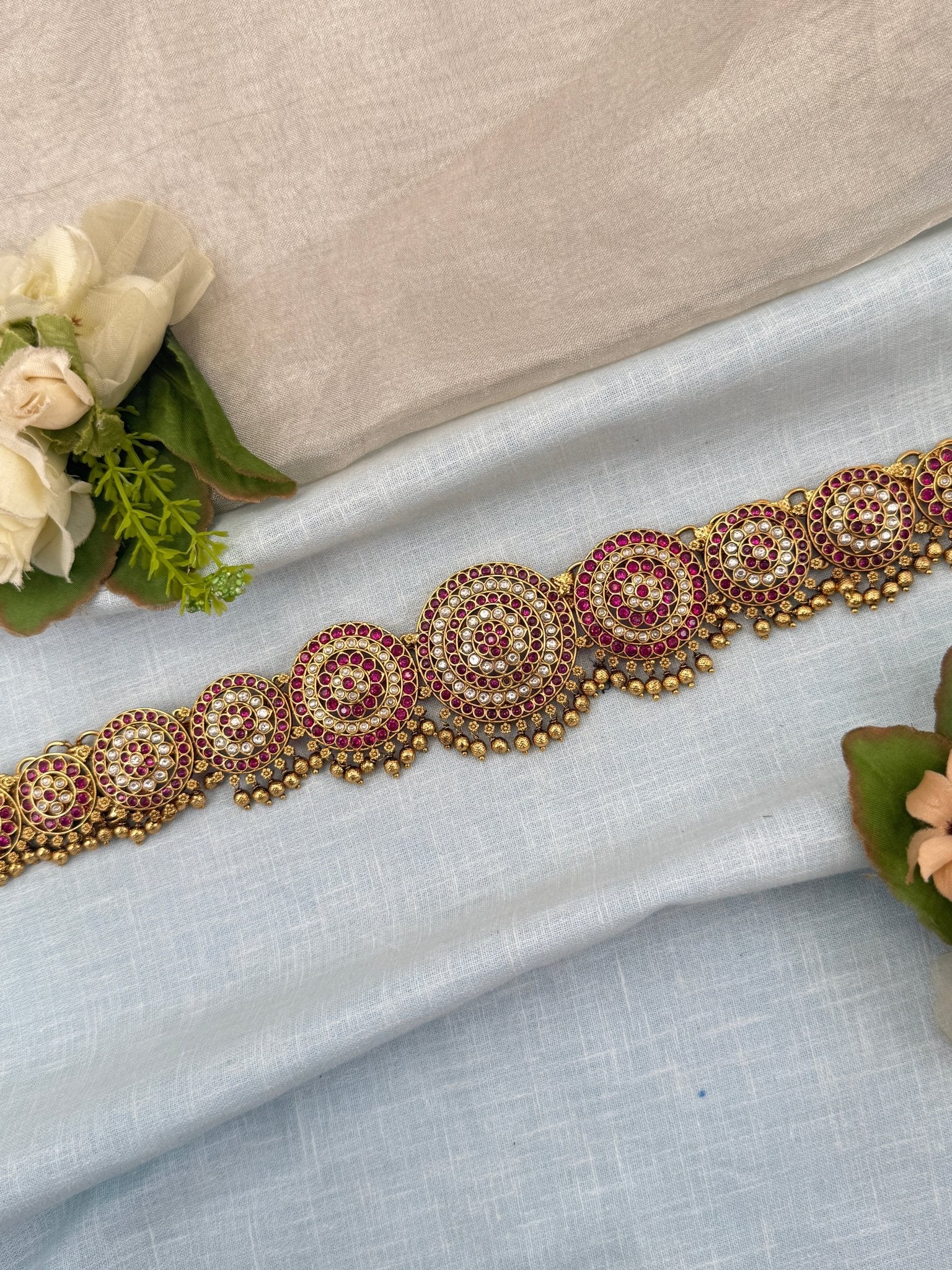 Royal Antique Chain Kamarbandh Vaddanam Hip Belt 7240 - Mahilas