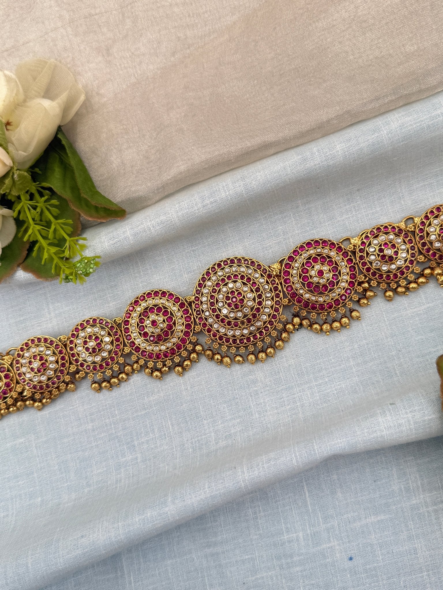 Royal Antique Chain Kamarbandh Vaddanam Hip Belt 7240 - Mahilas