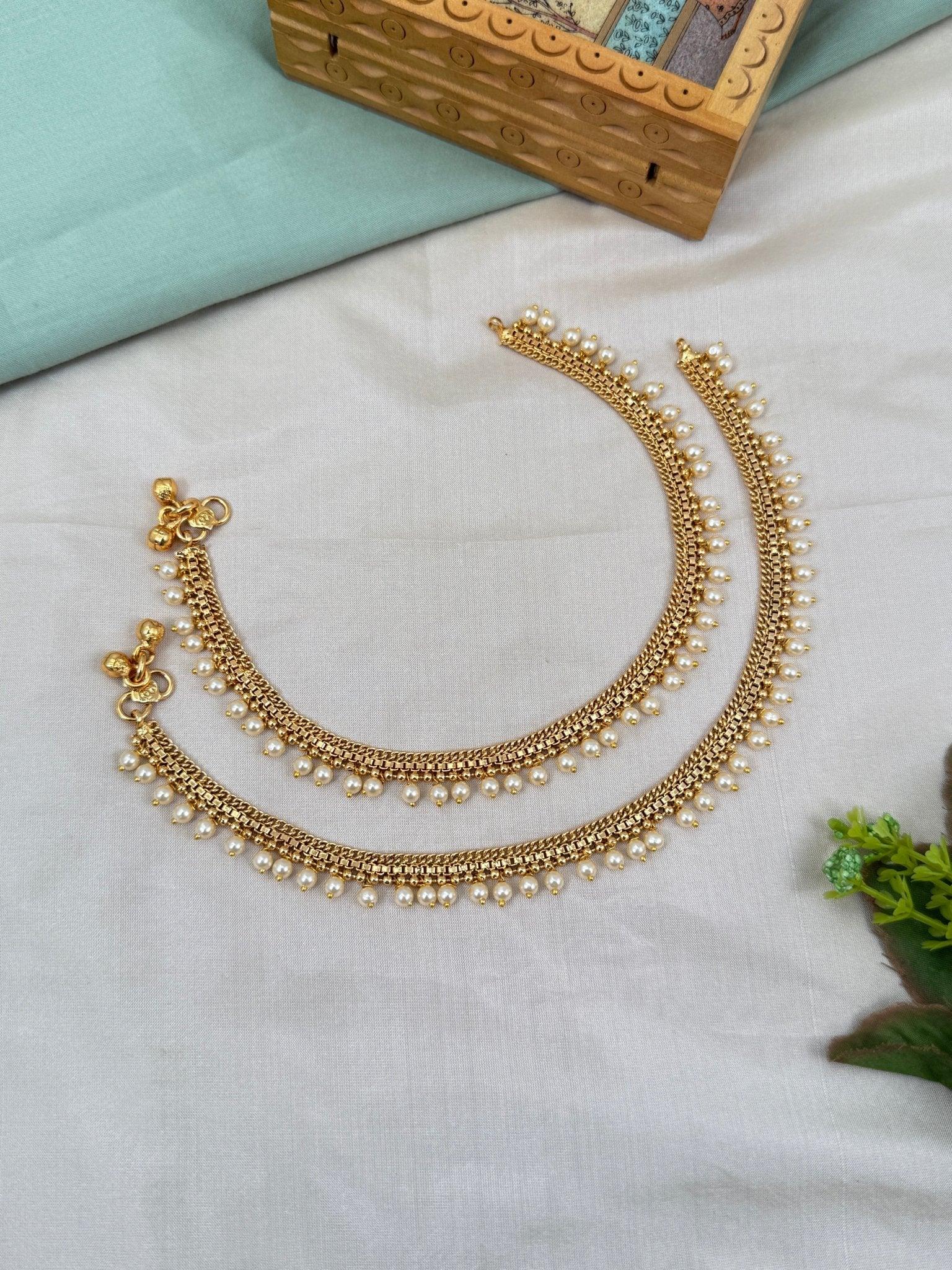 Royal Antique Chain Payal Anklet 0212 - Mahilas