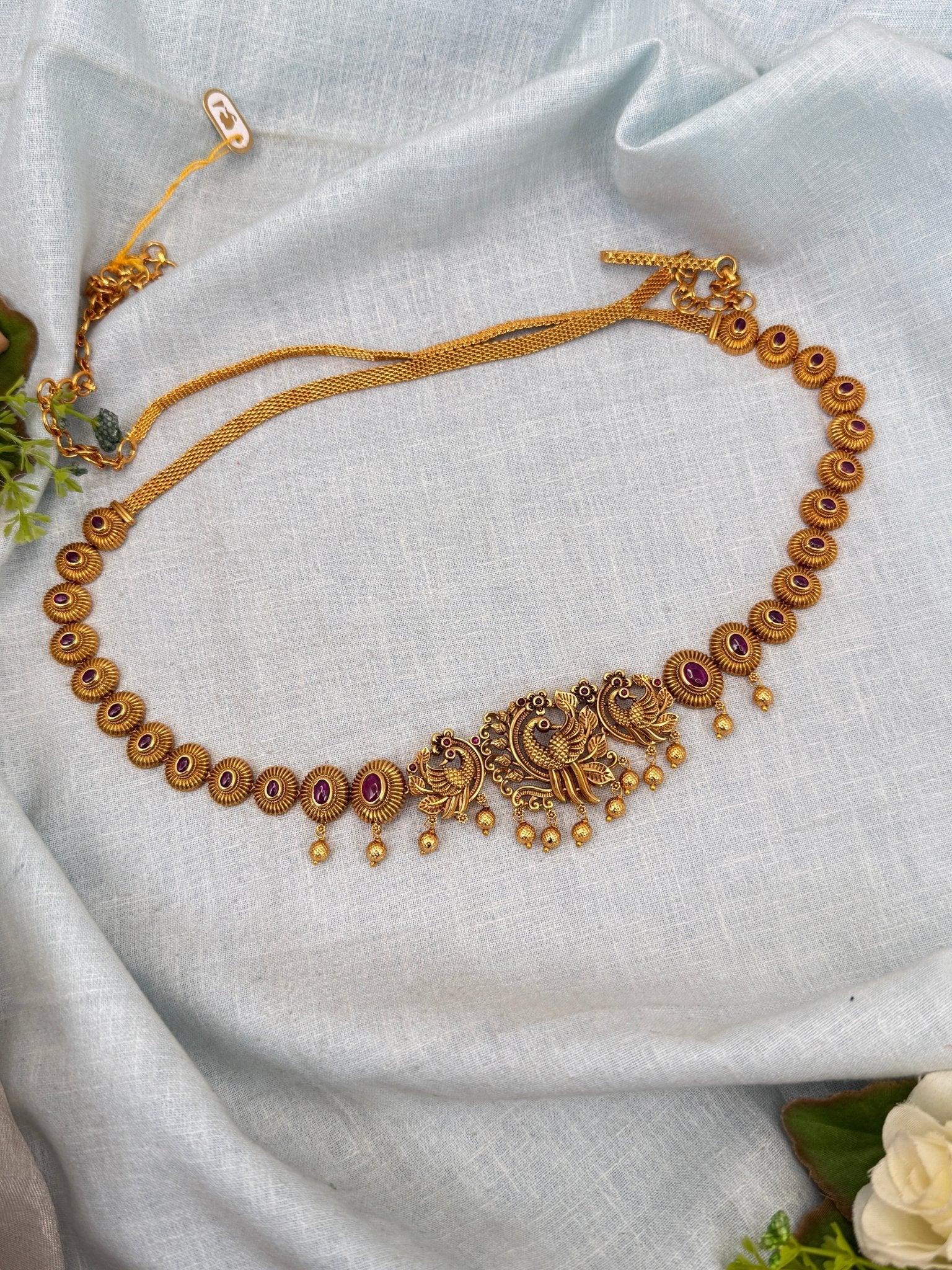 Royal Antique Chain Type Vaddanam Kamarbandh 7195 - Mahilas