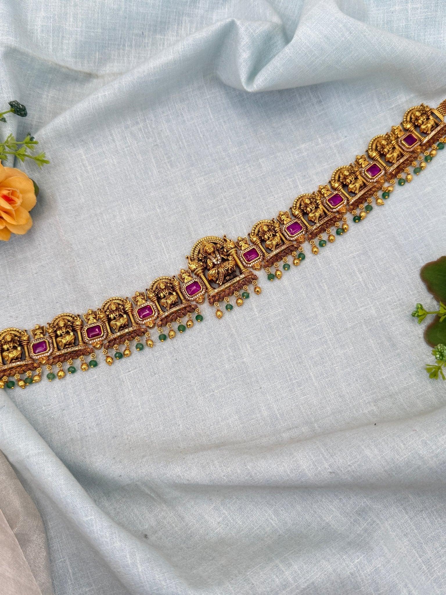Royal Antique Chain Type Vaddanam Kamarbandh 7209 - Mahilas