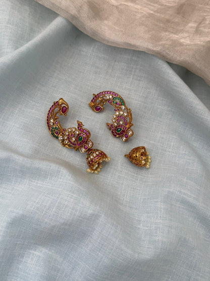 Royal Antique Detachable Earcuff Earrings 1115 - Mahilas