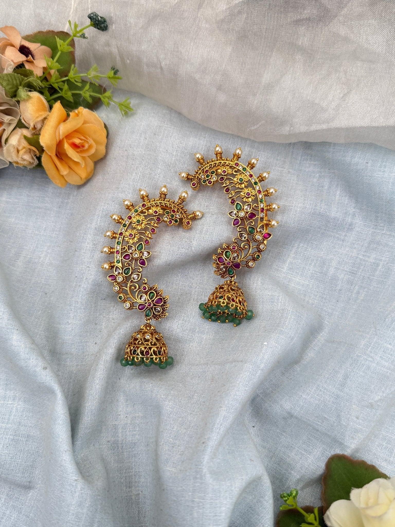 Royal Antique Earcuff Earrings 0734 - Mahilas
