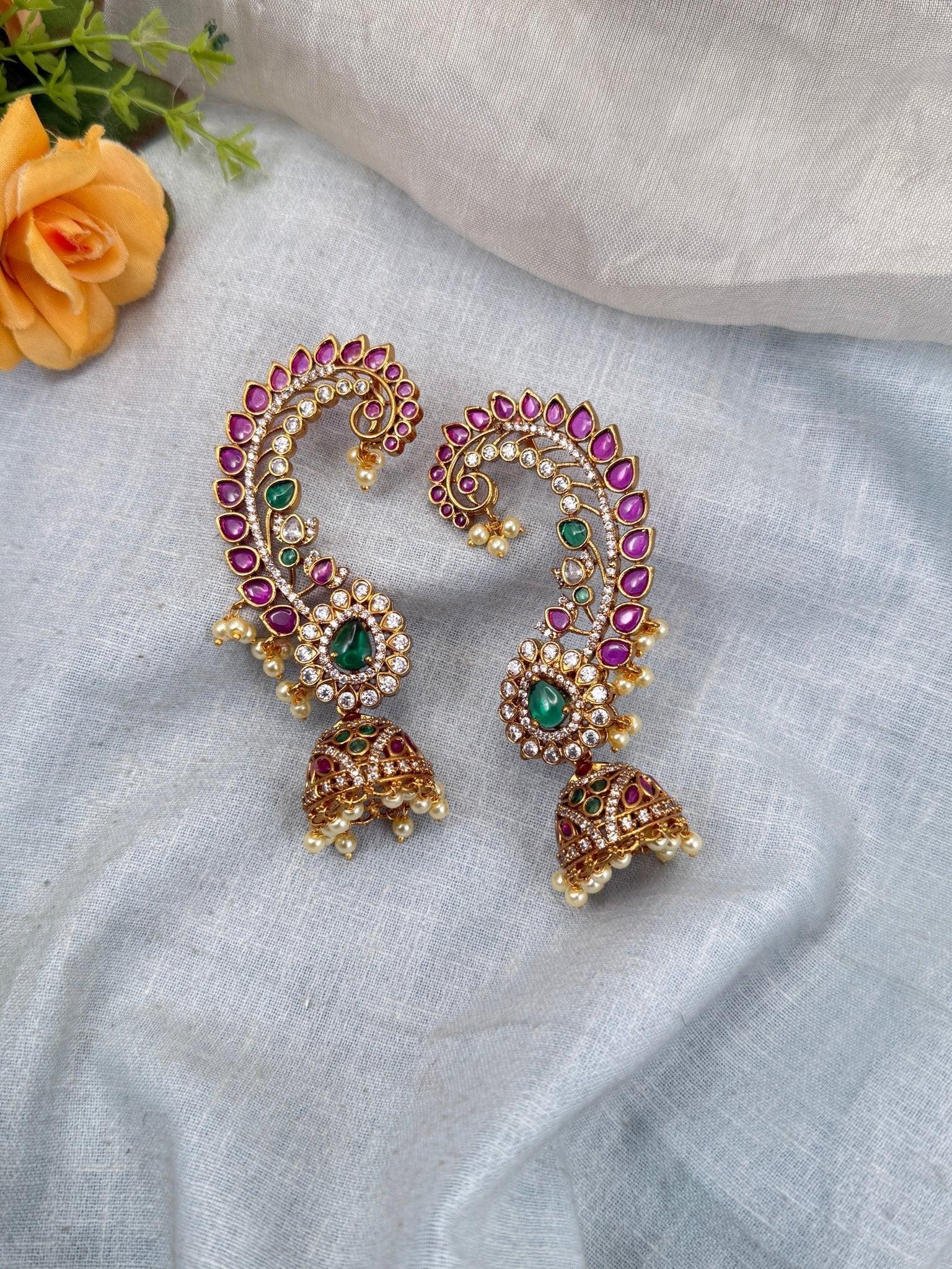 Royal Antique Earcuff Earrings 0739 - Mahilas