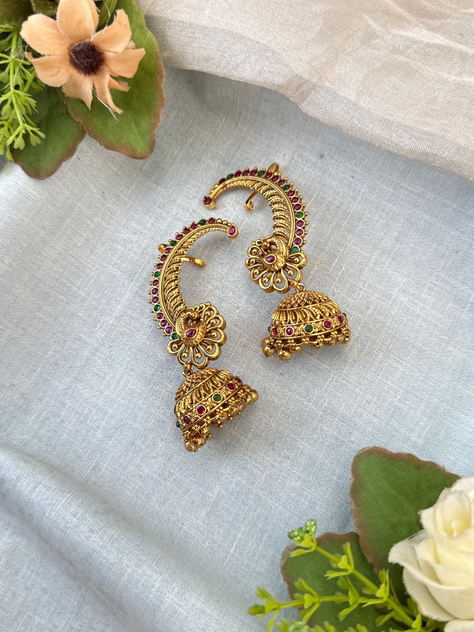 Royal Antique Earcuff Earrings 1116 - Mahilas