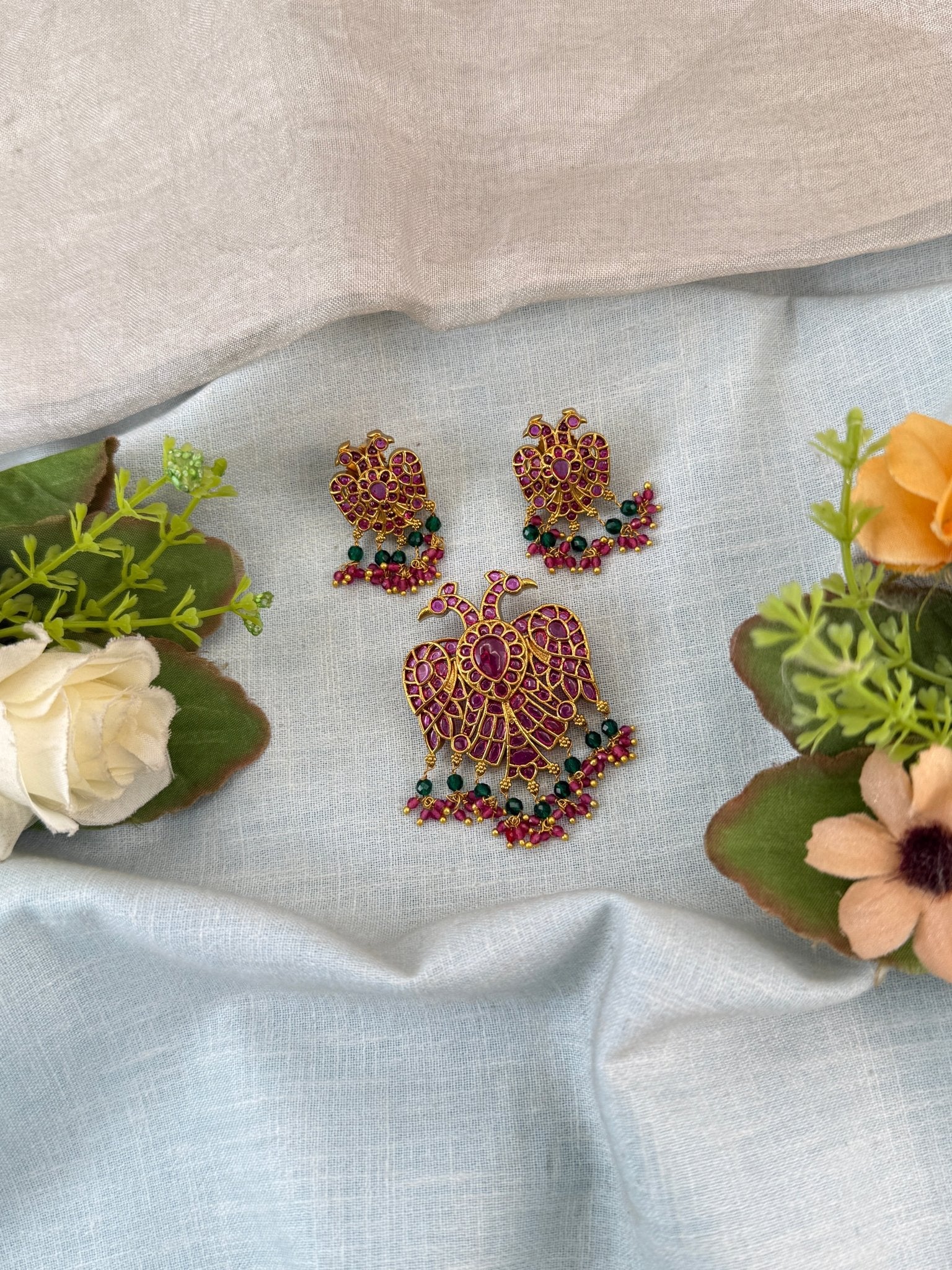 Royal Antique Gandaberunda Pendant 5cm 381 - Mahilas