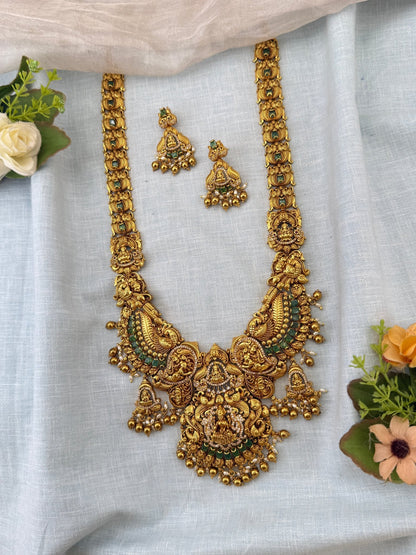 Royal Antique Grand Long Necklace Set 1150 - Mahilas