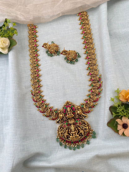 Royal Antique Grand Long Necklace Set 1151 - Mahilas