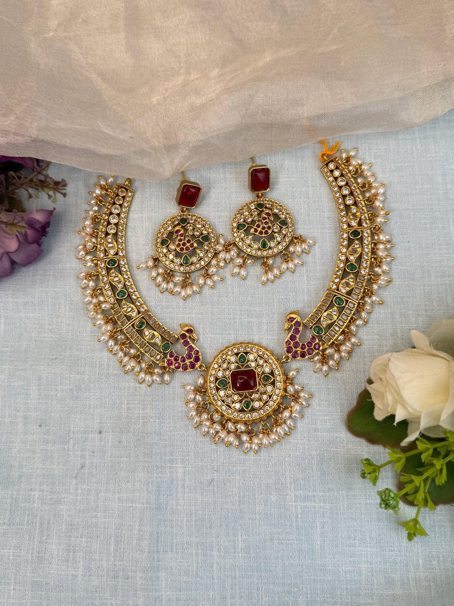 Royal Antique Hasli Necklace Set 926 - Mahilas