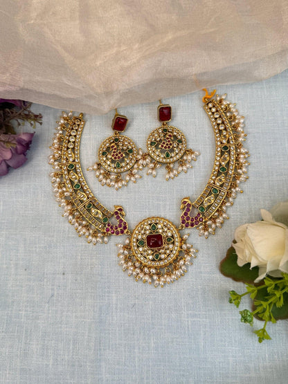 Royal Antique Hasli Necklace Set 926 - Mahilas