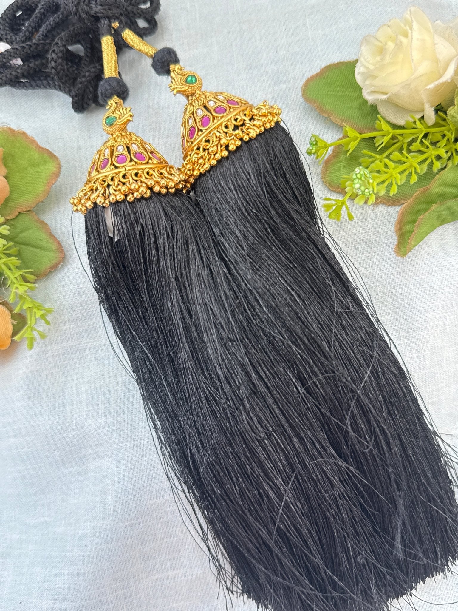 Royal Antique Jadau Bridal Jadai Kuchu Kunjalam 103 - Mahilas