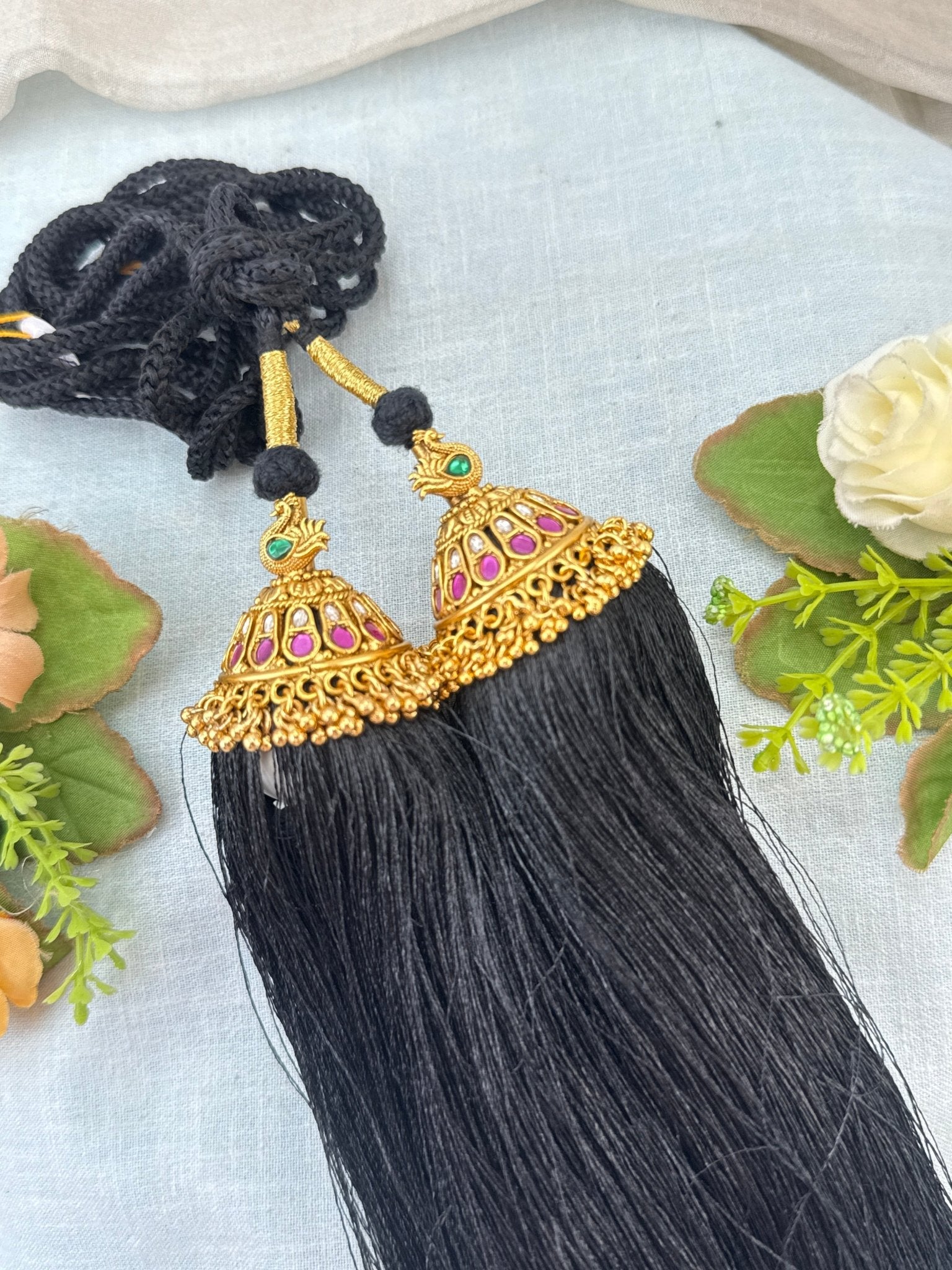 Royal Antique Jadau Bridal Jadai Kuchu Kunjalam 103 - Mahilas