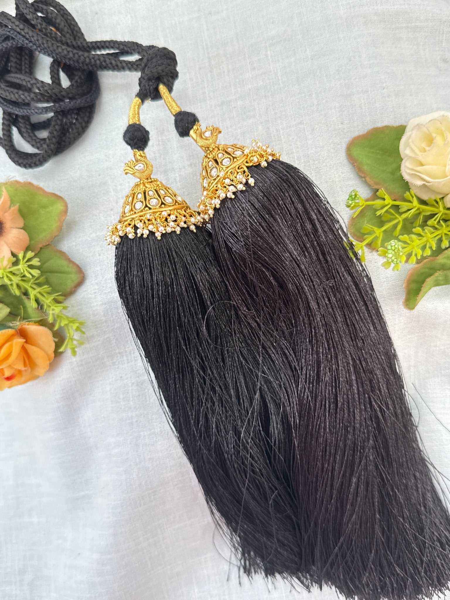 Royal Antique Jadau Bridal Jadai Kuchu Kunjalam 107 - Mahilas