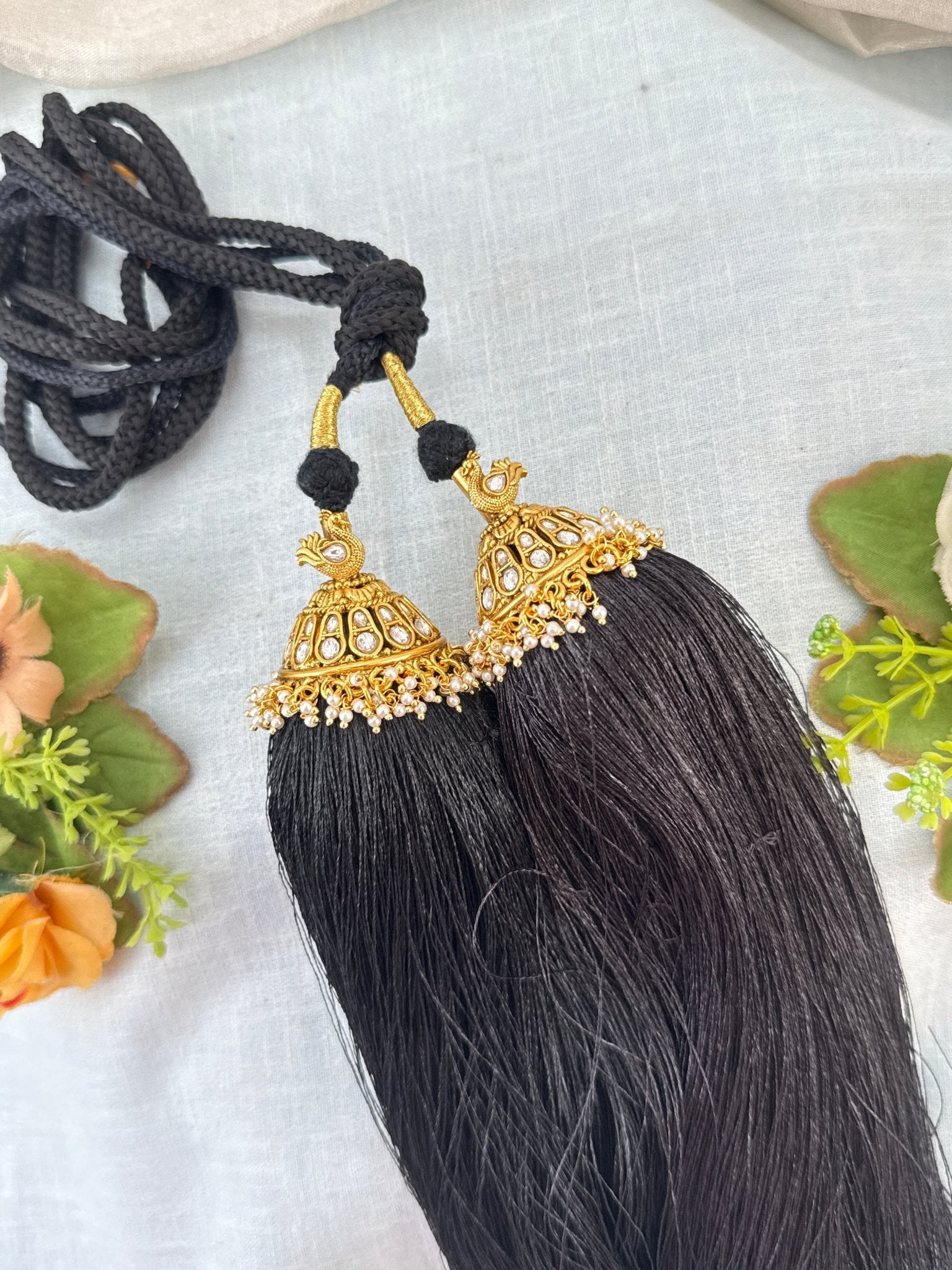 Royal Antique Jadau Bridal Jadai Kuchu Kunjalam 107 - Mahilas