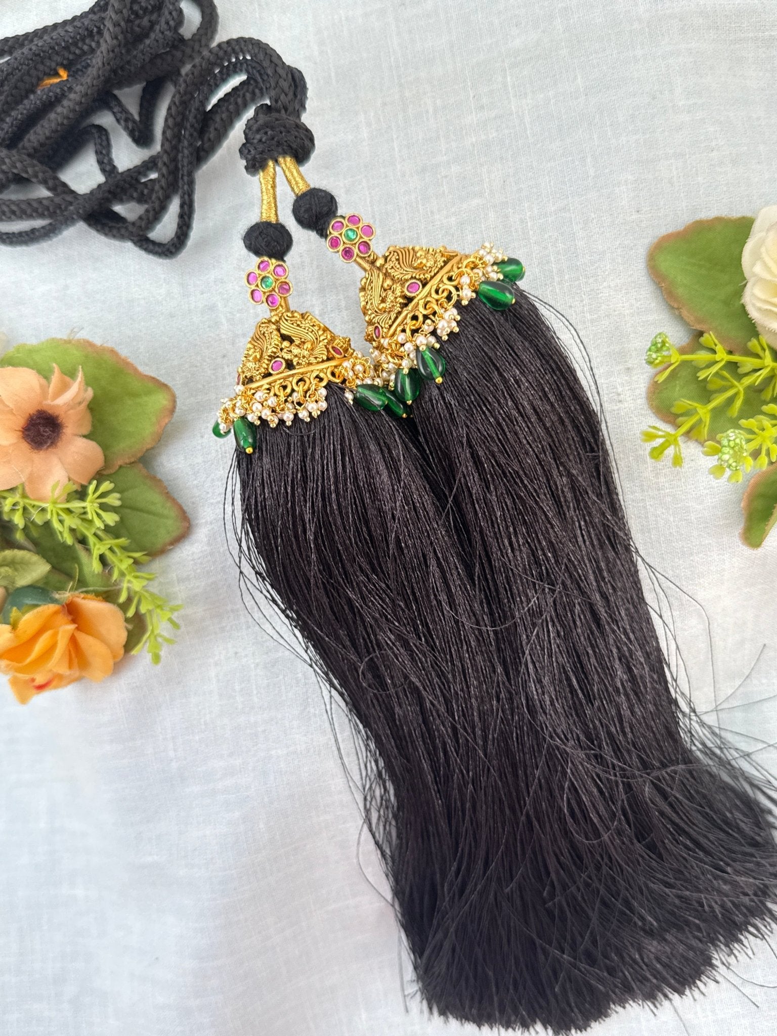 Royal Antique Jadau Bridal Jadai Kuchu Kunjalam 108 - Mahilas