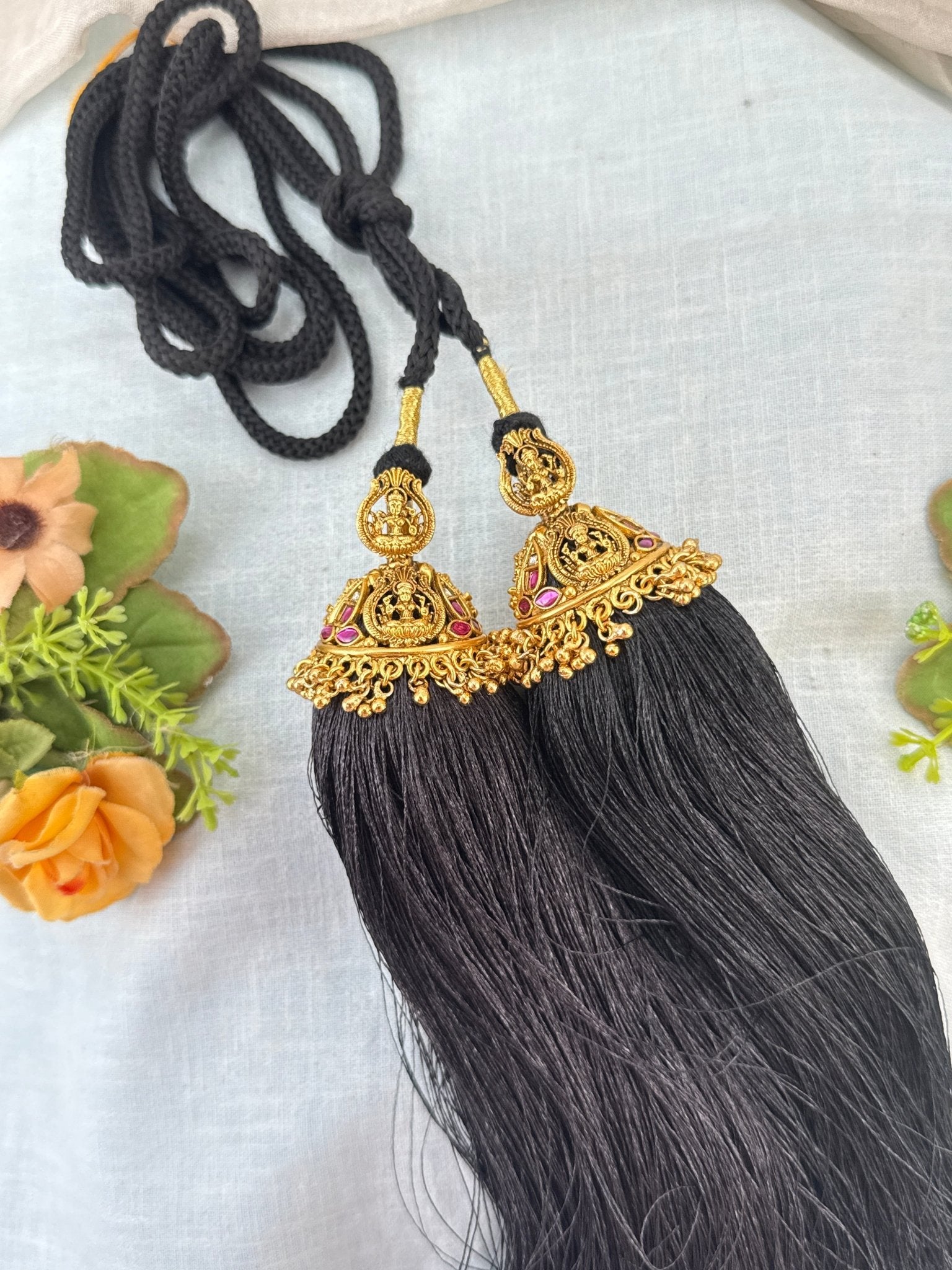 Royal Antique Jadau Bridal Jadai Kuchu Kunjalam 111 - Mahilas