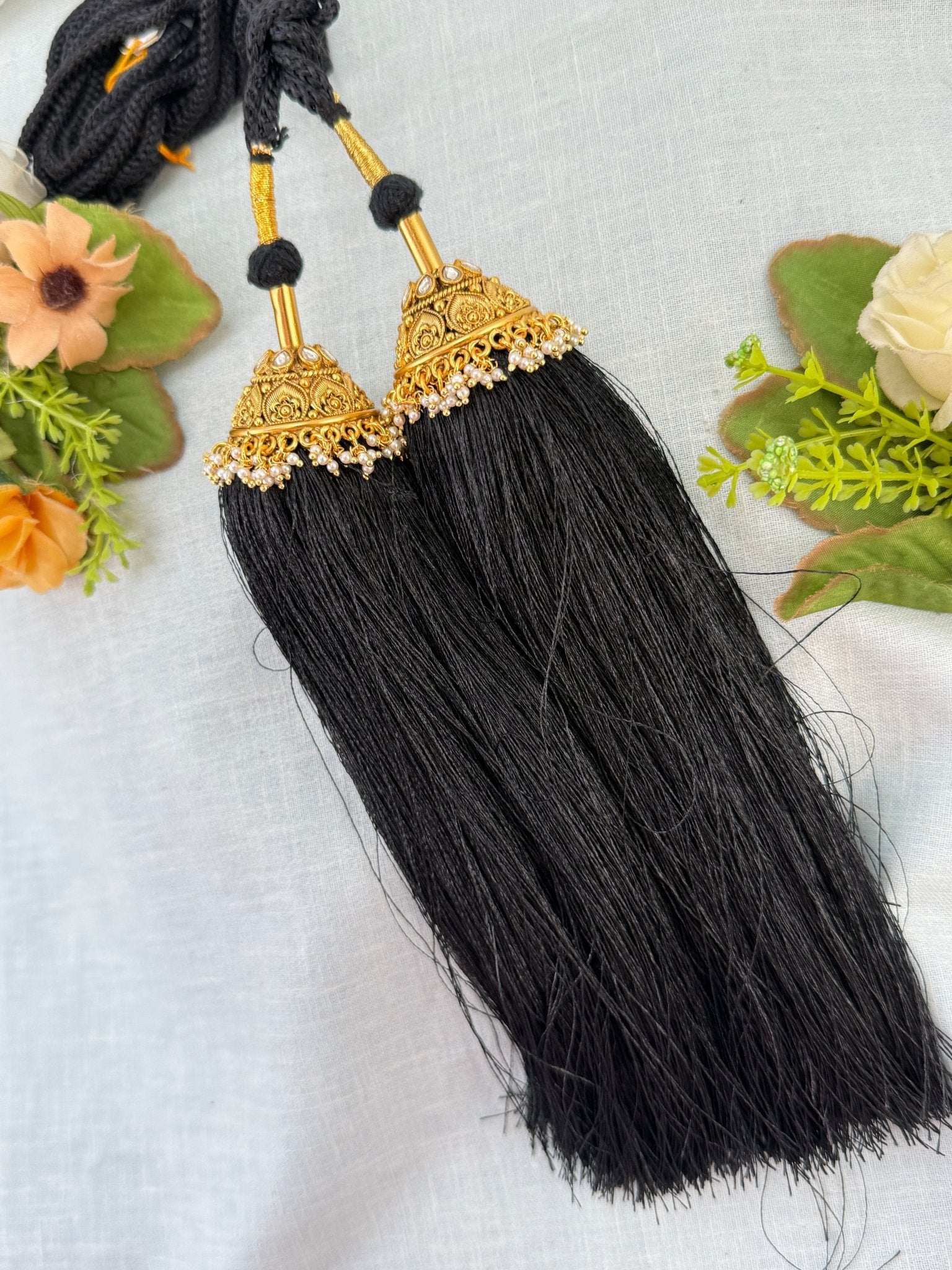 Royal Antique Jadau Bridal Jadai Kuchu Kunjalam 119 - Mahilas