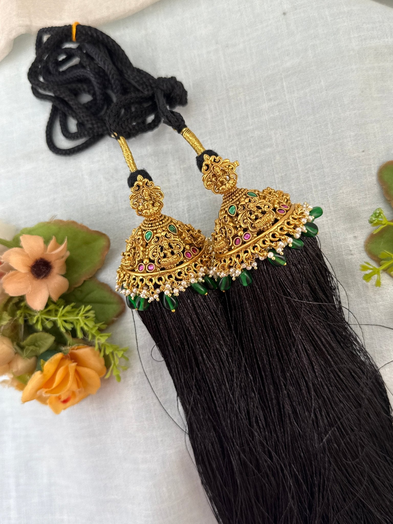 Royal Antique Jadau Bridal Jadai Kuchu Kunjalam 126 - Mahilas