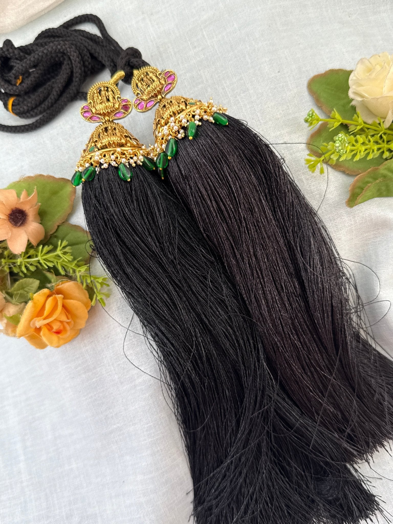 Royal Antique Jadau Bridal Jadai Kuchu Kunjalam 127 - Mahilas