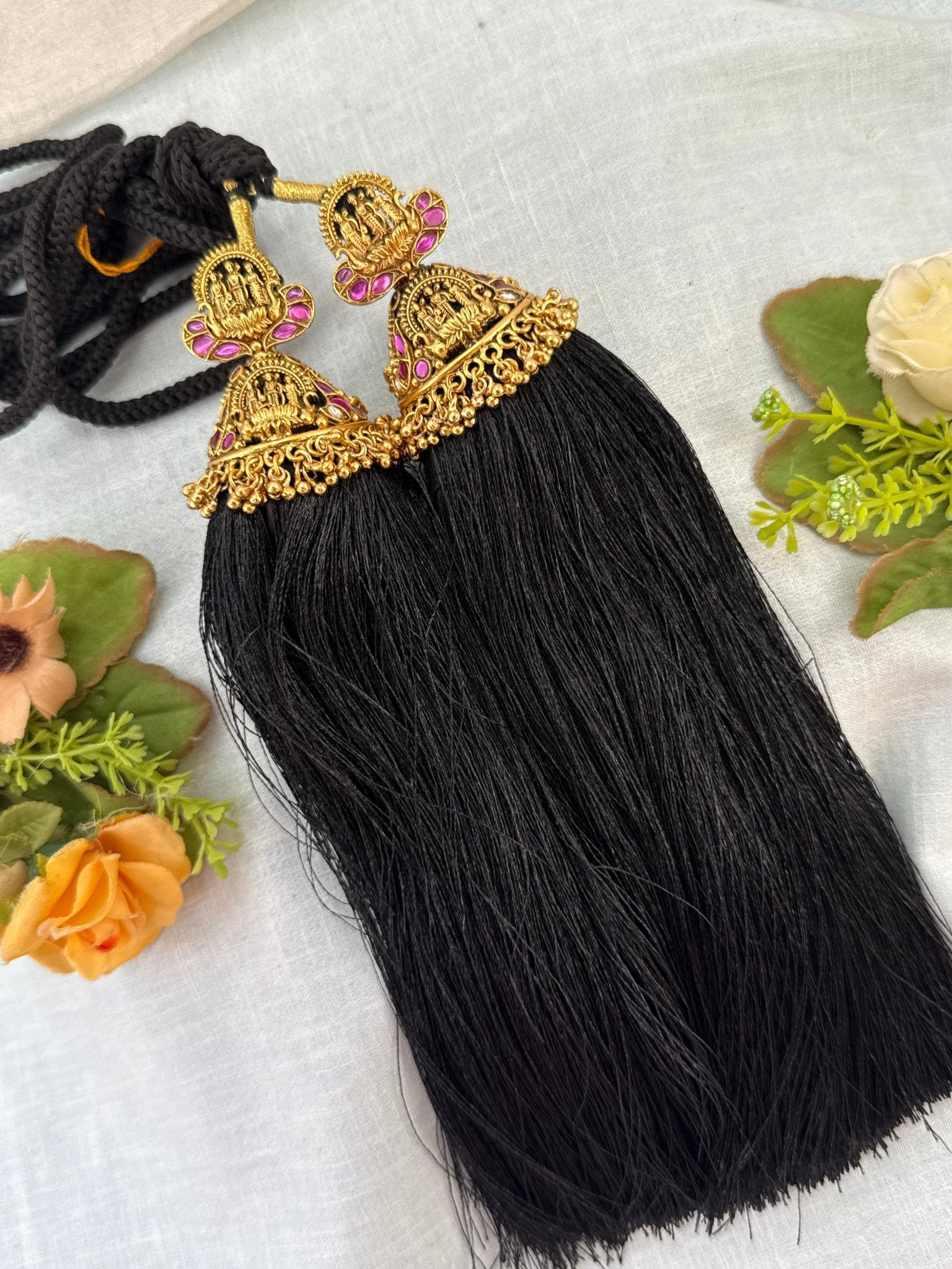Royal Antique Jadau Bridal Jadai Kuchu Kunjalam 128 - Mahilas