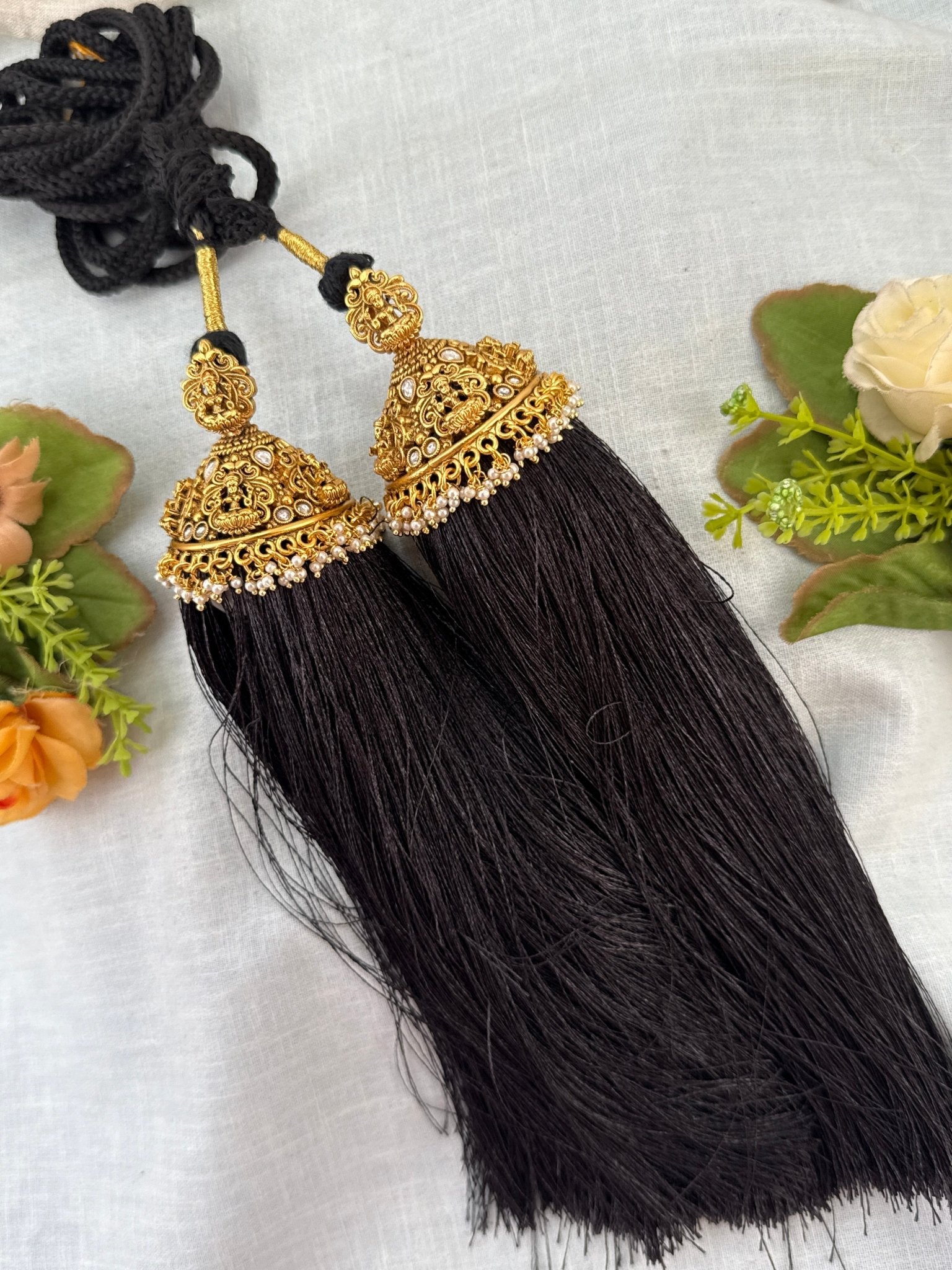 Royal Antique Jadau Bridal Jadai Kuchu Kunjalam 129 - Mahilas
