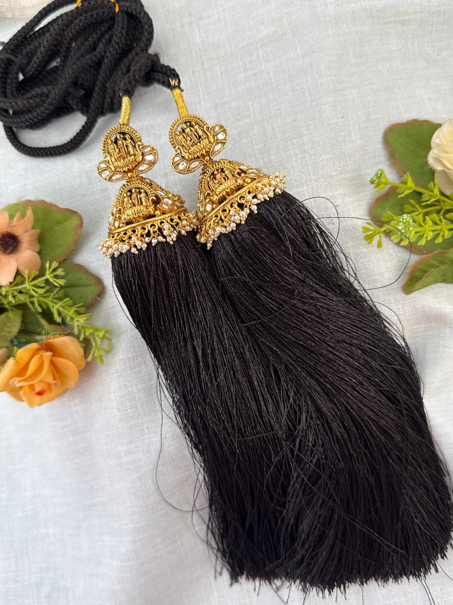 Royal Antique Jadau Bridal Jadai Kuchu Kunjalam 130 - Mahilas