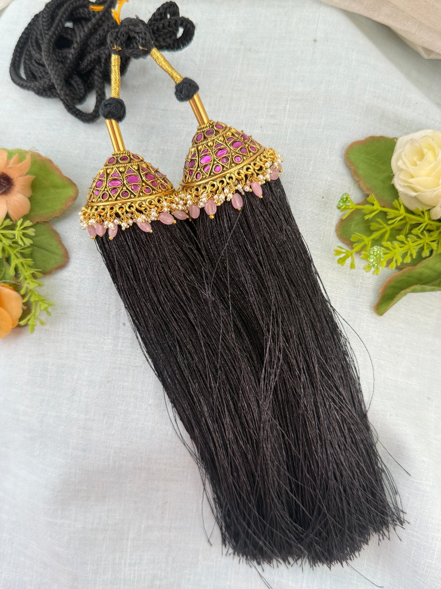 Royal Antique Jadau Bridal Jadai Kuchu Kunjalam 91 - Mahilas