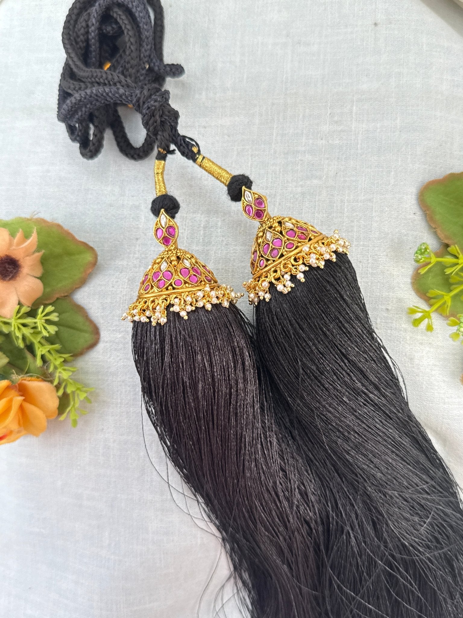 Royal Antique Jadau Bridal Jadai Kuchu Kunjalam 97 - Mahilas