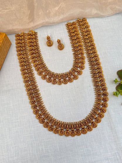 Royal Antique Kaasu Bridal Necklace Set 860 - Mahilas