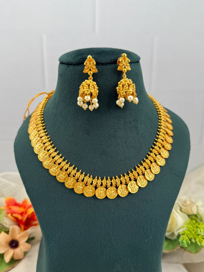 Royal Antique Kaasu Necklace Set 742 - Mahilas