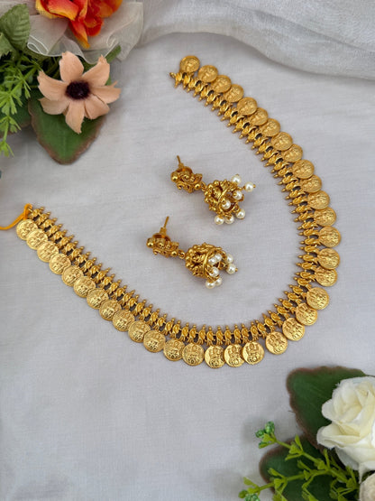 Royal Antique Kaasu Necklace Set 742 - Mahilas