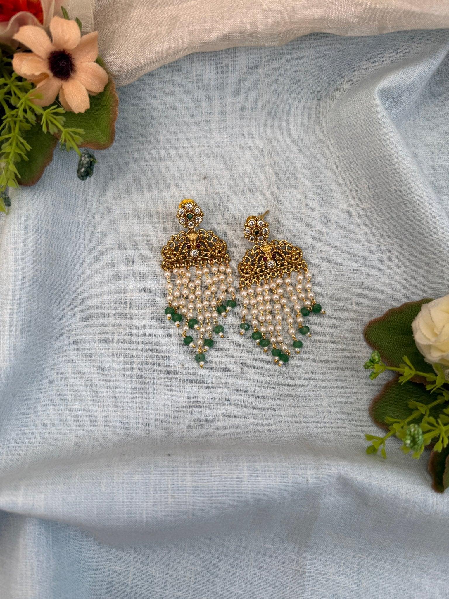 Royal Antique Layer Earrings 0575 - Mahilas