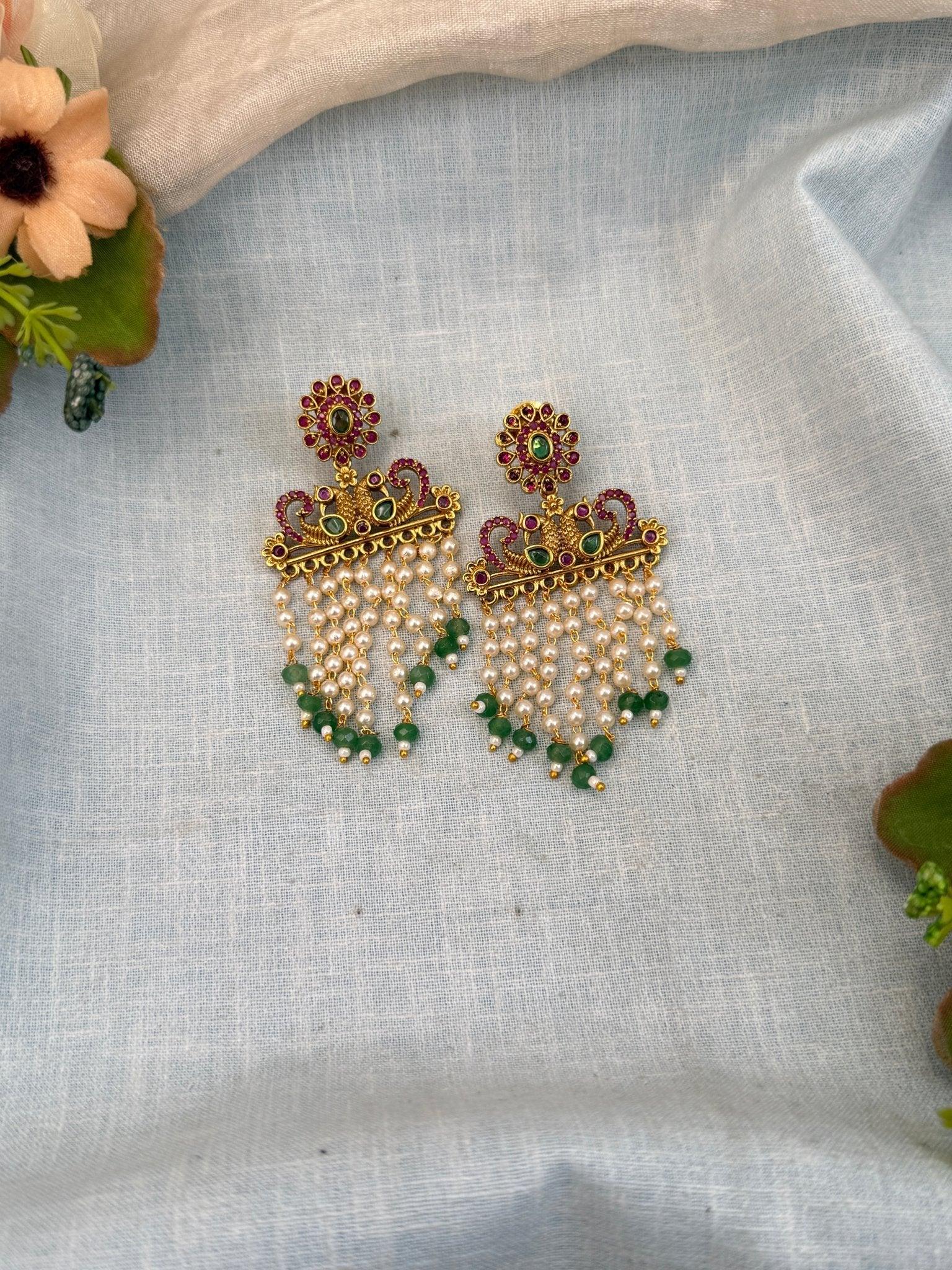 Royal Antique Layer Earrings 0581 - Mahilas