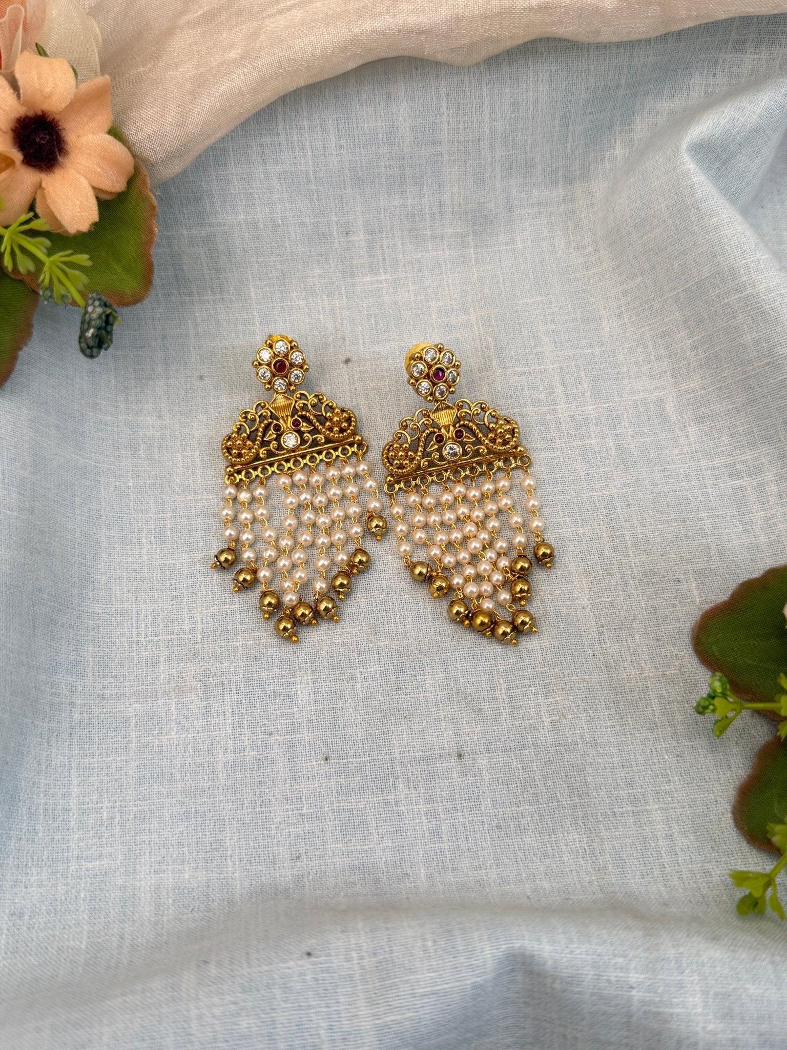 Royal Antique Layer Earrings 0584 - Mahilas