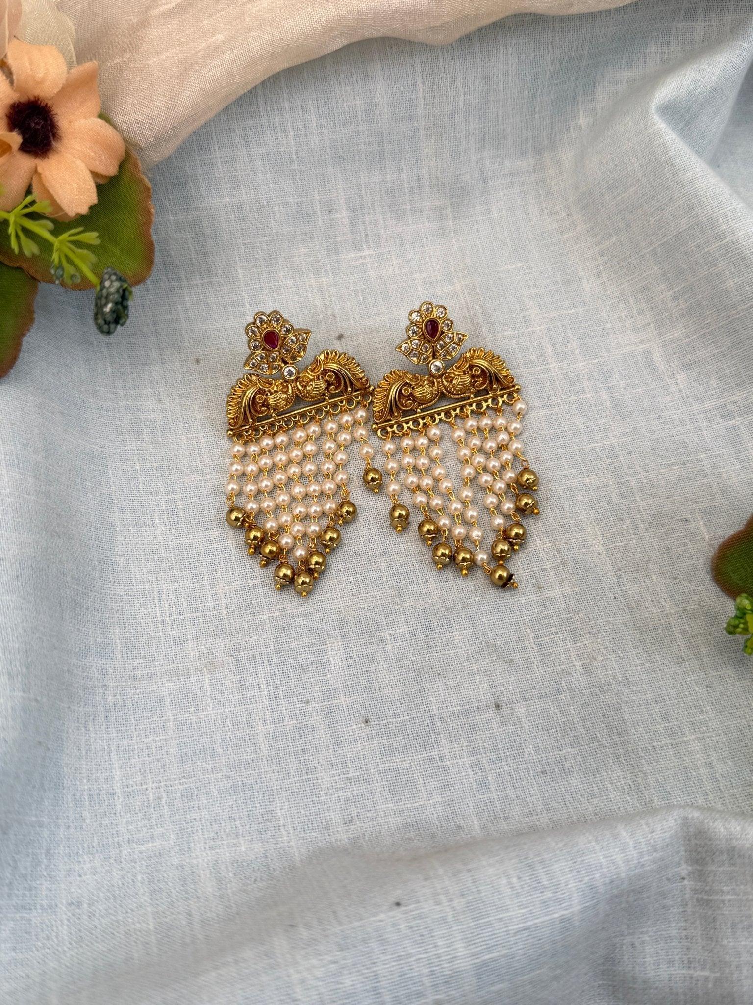 Royal Antique Layer Earrings 0585 - Mahilas