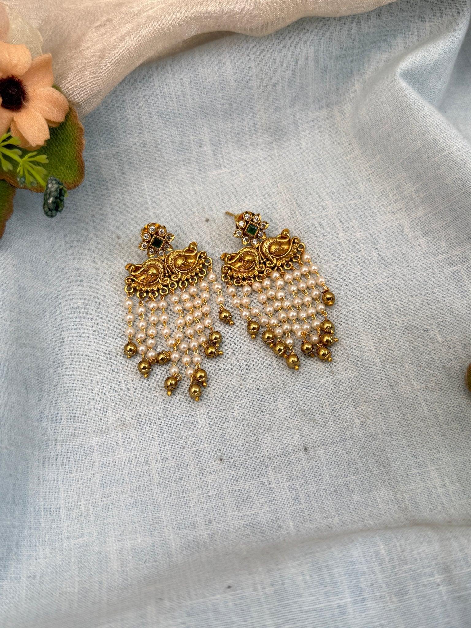 Royal Antique Layer Earrings 0592 - Mahilas