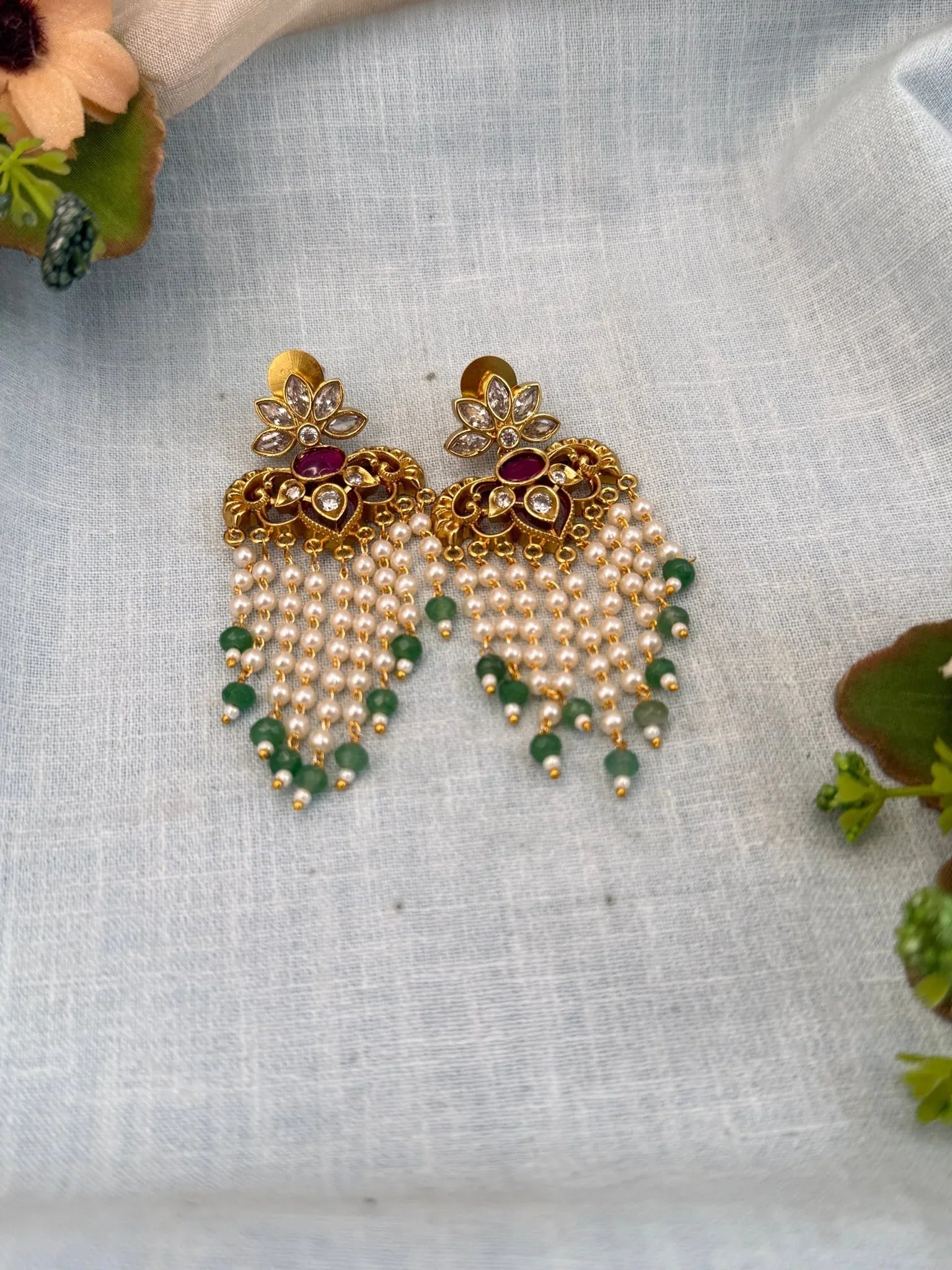 Royal Antique Layer Earrings 0595 - Mahilas