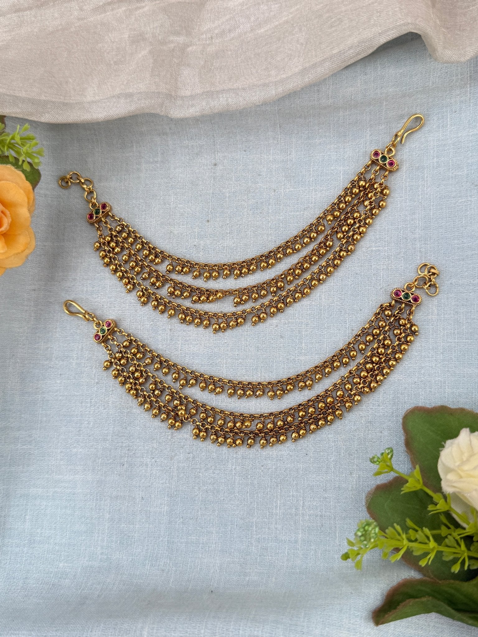 Royal Antique Layer Maatal Earchain 445 - Mahilas