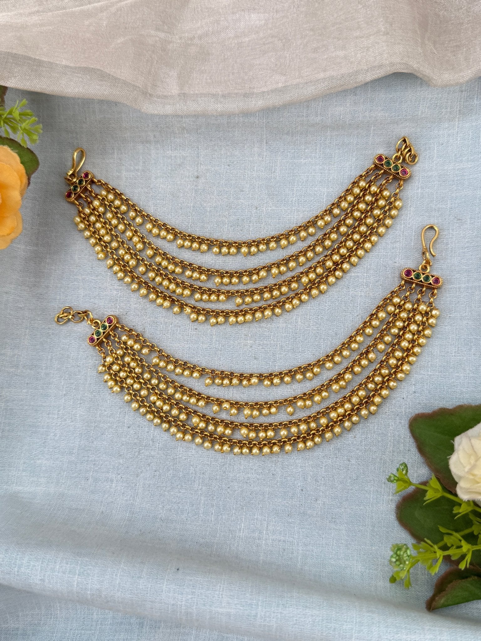 Royal Antique Layer Maatal Earchain 452 - Mahilas