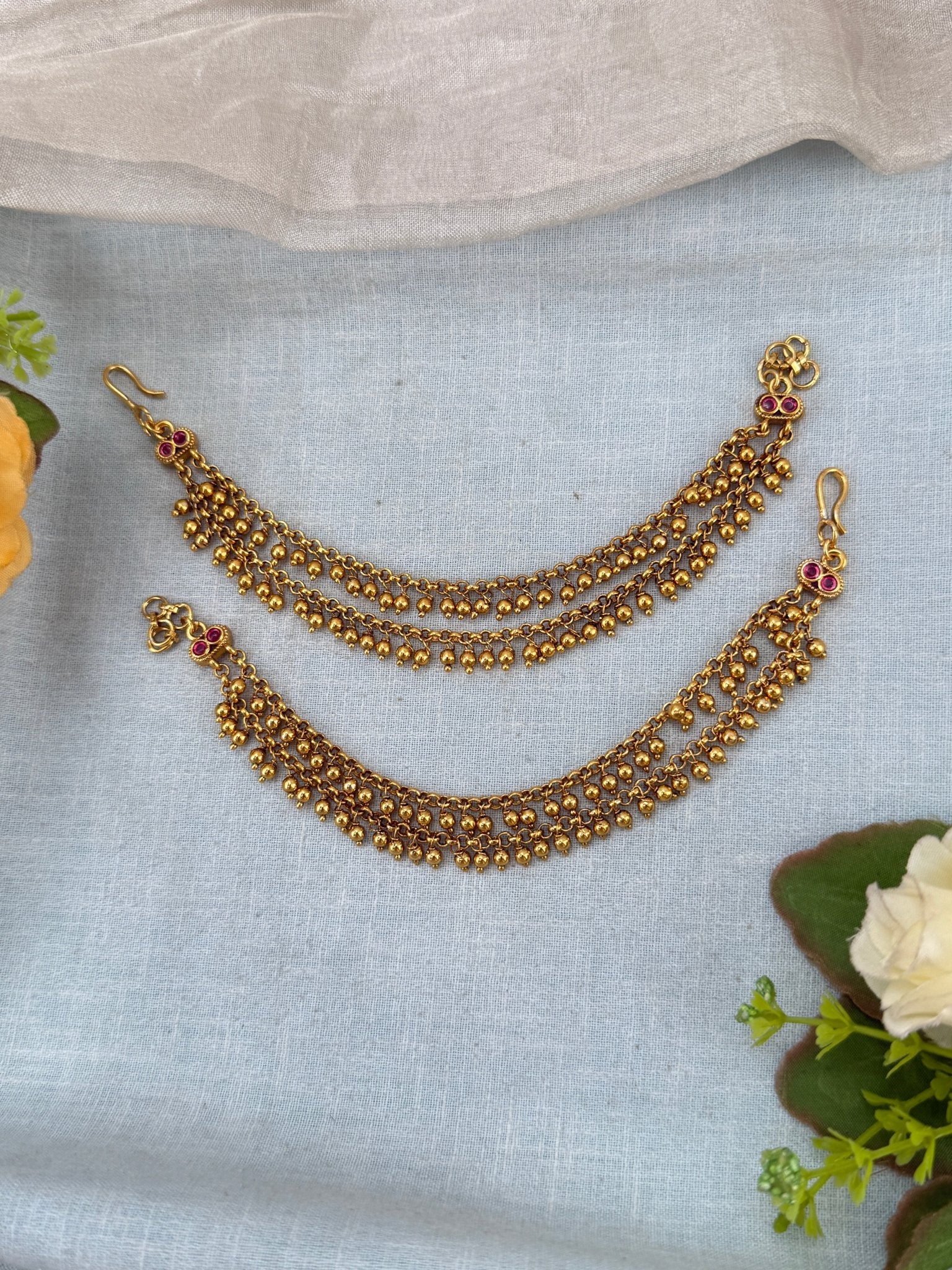 Royal Antique Layer Maatal Earchain 454 - Mahilas