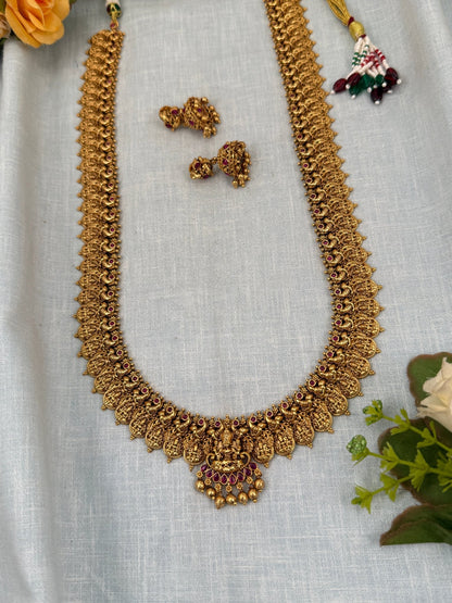 Royal Antique Long Necklace Set 0337 - Mahilas