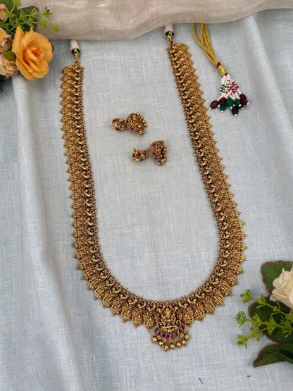 Royal Antique Long Necklace Set 0337 - Mahilas