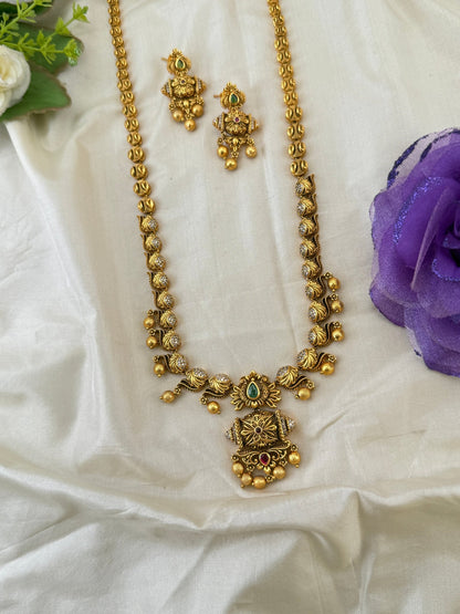Royal Antique Long Necklace Set 1133 - Mahilas