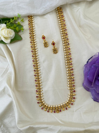 Royal Antique Long Necklace Set 1137 - Mahilas