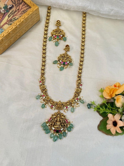 Royal Antique Long Necklace Set 846 - Mahilas